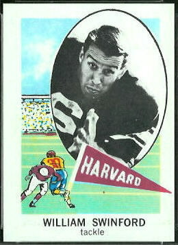 Bill Swinford 1961 Nu-Card football card