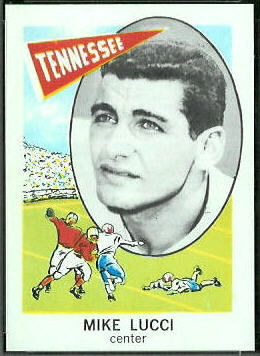 Mike Lucci 1961 Nu-Card football card