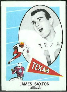 Jimmy Saxton 1961 Nu-Card football card