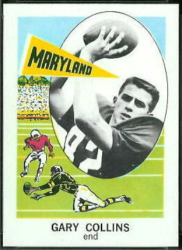 Gary Collins 1961 Nu-Card football card