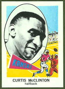 Curtis McClinton 1961 Nu-Card football card Curtis McClinton 1961 Nu-Card football card