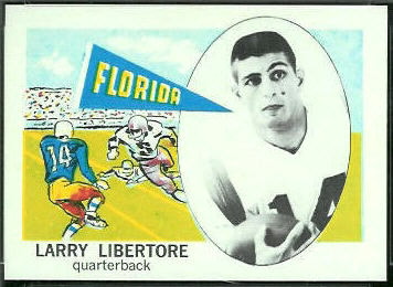 Larry Libertore 1961 Nu-Card football card