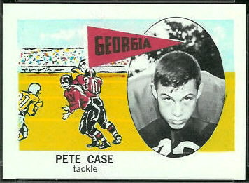 Pete Case 1961 Nu-Card football card