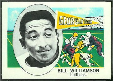 Bill Williamson 1961 Nu-Card football card