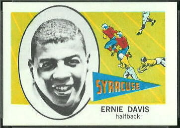 1961 Nu-Card #143: Ernie Davis