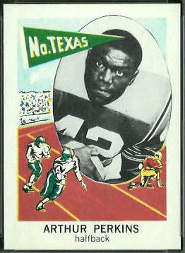 Art Perkins 1961 Nu-Card football card Art Perkins 1961 Nu-Card football card