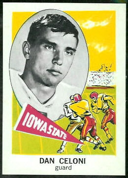 Dan Celoni 1961 Nu-Card football card