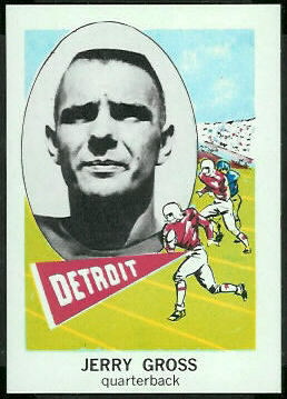 Jerry Gross 1961 Nu-Card football card