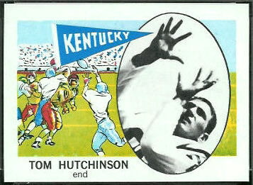 Tom Hutchinson 1961 Nu-Card football card