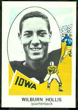 Wilburn Hollis 1961 Nu-Card football card