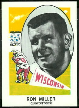 Ron Miller 1961 Nu-Card football card