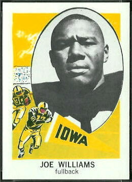 Joe Williams 1961 Nu-Card football card