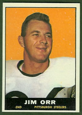 Jimmy Orr 1961 Topps football card