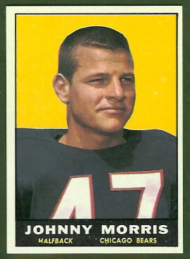 Johnny Morris 1961 Topps football card