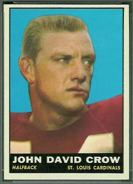 John David Crow 1961 Topps football card John David Crow 1961 Topps football card