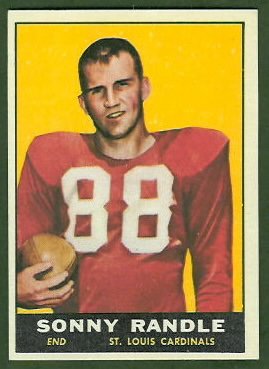 Sonny Randle 1961 Topps football card