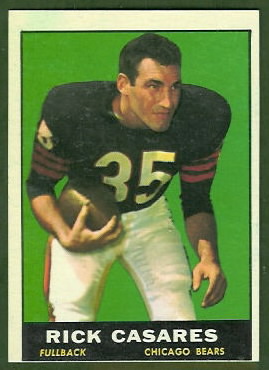 Rick Casares 1961 Topps football card