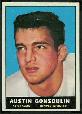 Goose Gonsoulin 1961 Topps football card