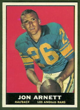 Jon Arnett 1961 Topps football card