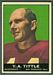 1961 Topps Y.A. Tittle
