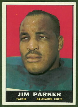 Jim Parker 1961 Topps football card