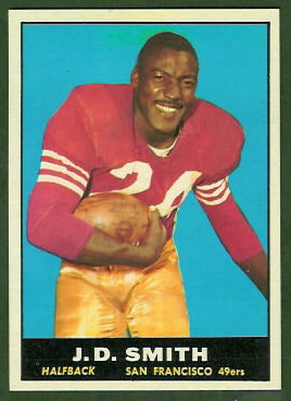 J.D. Smith 1961 Topps football card