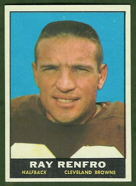 Ray Renfro 1961 Topps football card