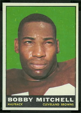 Bobby Mitchell 1961 Topps football card