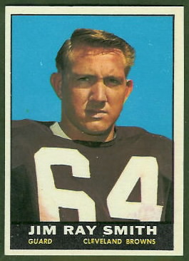 Jim Ray Smith 1961 Topps football card