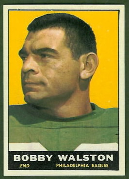 Bobby Walston 1961 Topps football card Bobby Walston 1961 Topps football card