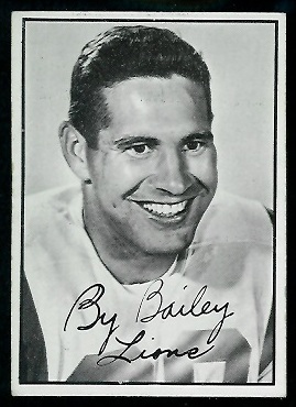 By Bailey 1961 Topps CFL football card