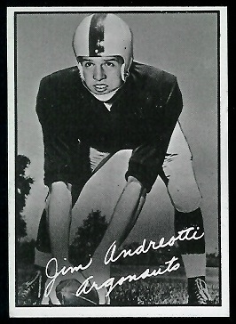 Jim Andreotti 1961 Topps CFL football card