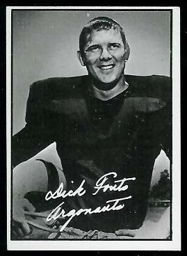 Dick Fouts 1961 Topps CFL football card