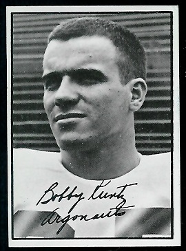 Bobby Kuntz 1961 Topps CFL football card