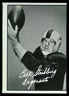 Bill Stribling 1961 Topps CFL football card