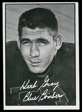Herb Gray 1961 Topps CFL football card Herb Gray 1961 Topps CFL football card