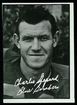 Charlie Shepard 1961 Topps CFL football card