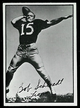 Bob Schloredt 1961 Topps CFL football card