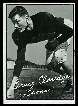 Bruce Claridge 1961 Topps CFL football card