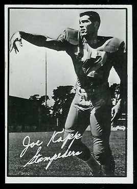 Joe Kapp 1961 Topps CFL football card