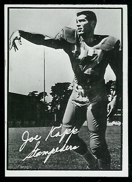 Joe Kapp 1961 Topps CFL football card Joe Kapp 1961 Topps CFL football card