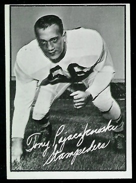 Tony Pajaczkowski 1961 Topps CFL football card