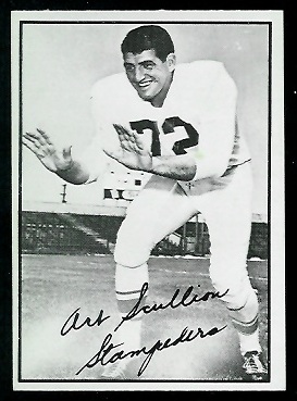 Art Scullion 1961 Topps CFL football card