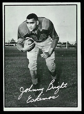 John Bright 1961 Topps CFL football card