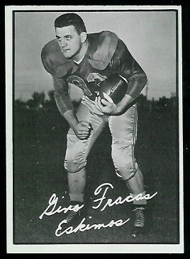 Gino Fracas 1961 Topps CFL football card