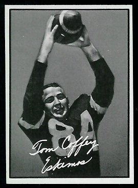 Tommy Joe Coffey 1961 Topps CFL football card Tommy Joe Coffey 1961 Topps CFL football card