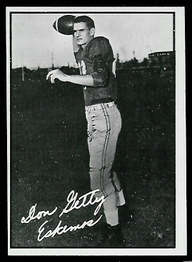 Don Getty 1961 Topps CFL football card