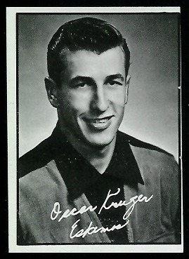 Oscar Kruger 1961 Topps CFL football card