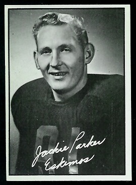 Jackie Parker 1961 Topps CFL football card