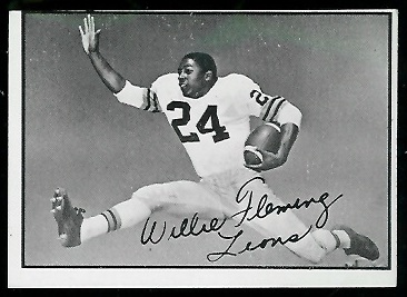 Willie Fleming 1961 Topps CFL football card